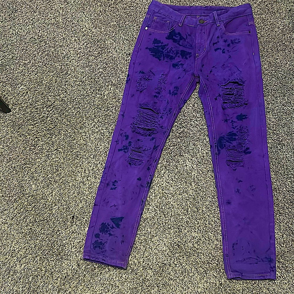 Stylish ripped jeans